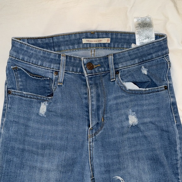 High rise skinny Levi jeans - Picture 2 of 5